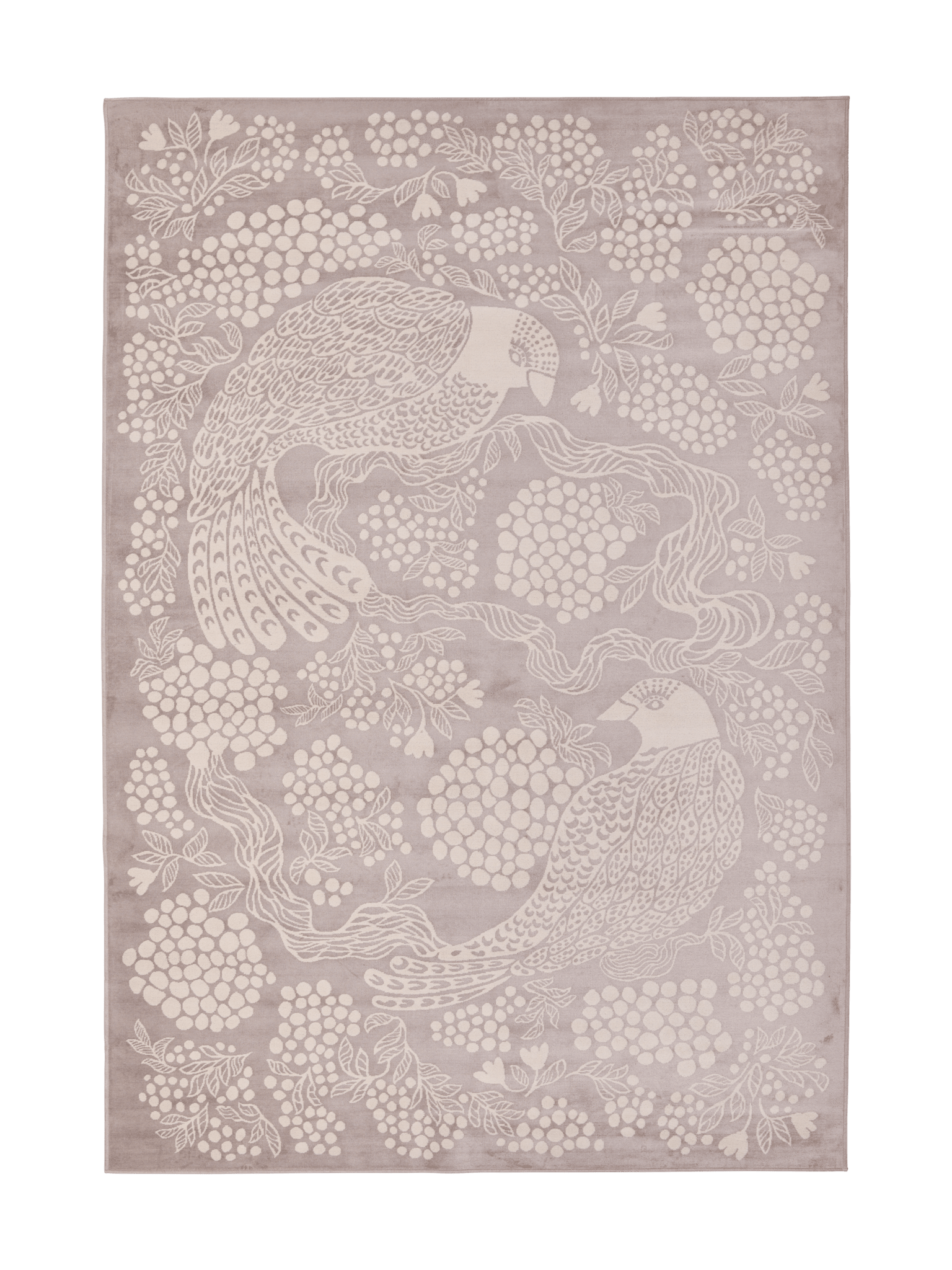 108770-9001; Vallila Viserrys-matto Valkoinen-harmaa / 160x230 cm 