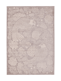 108770-9001; Vallila Viserrys-matto Valkoinen-harmaa / 160x230 cm 