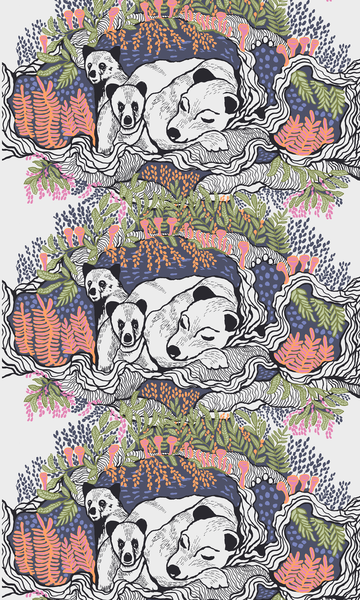 109146-8000; Vallila Unikeot pimentävä kangas 150 cm Monivärinen / 150 cm 