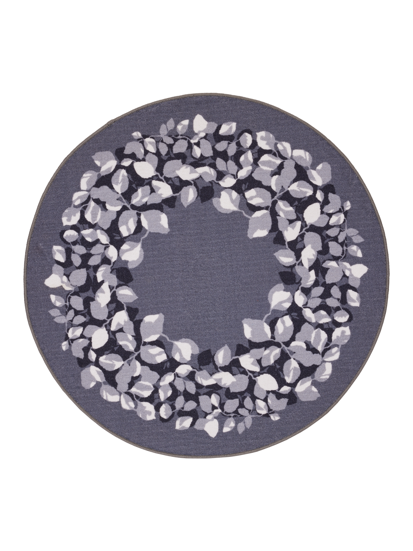 108469-9400; Vallila Kranssi-matto Harmaa / Ø100 cm 