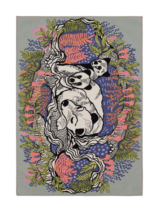 109084-8000; Vallila Unikeot-matto Monivärinen / 133x190 cm 