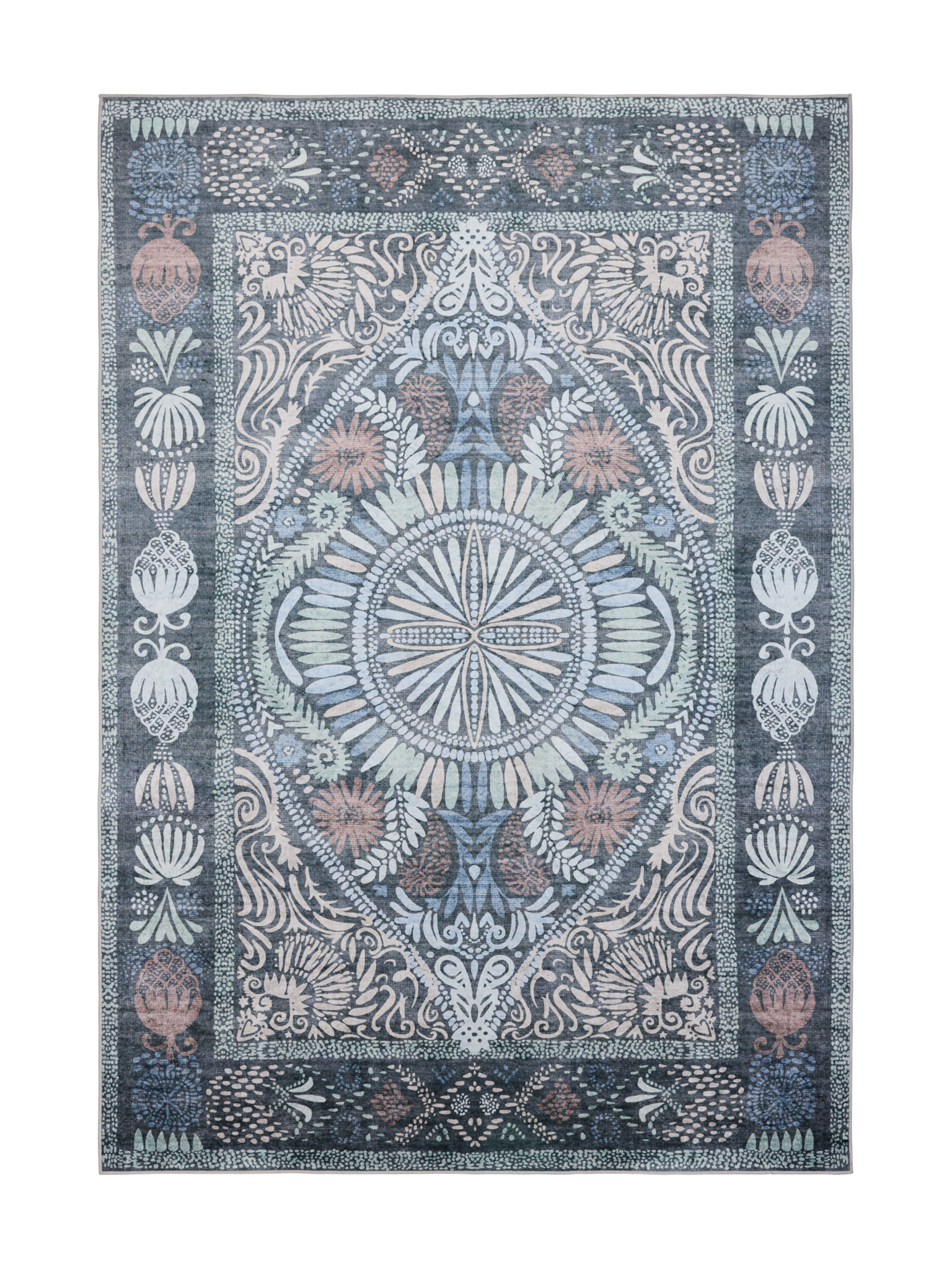 109340-9760; Vallila Hula-matto Harmaa / 160x230 cm 