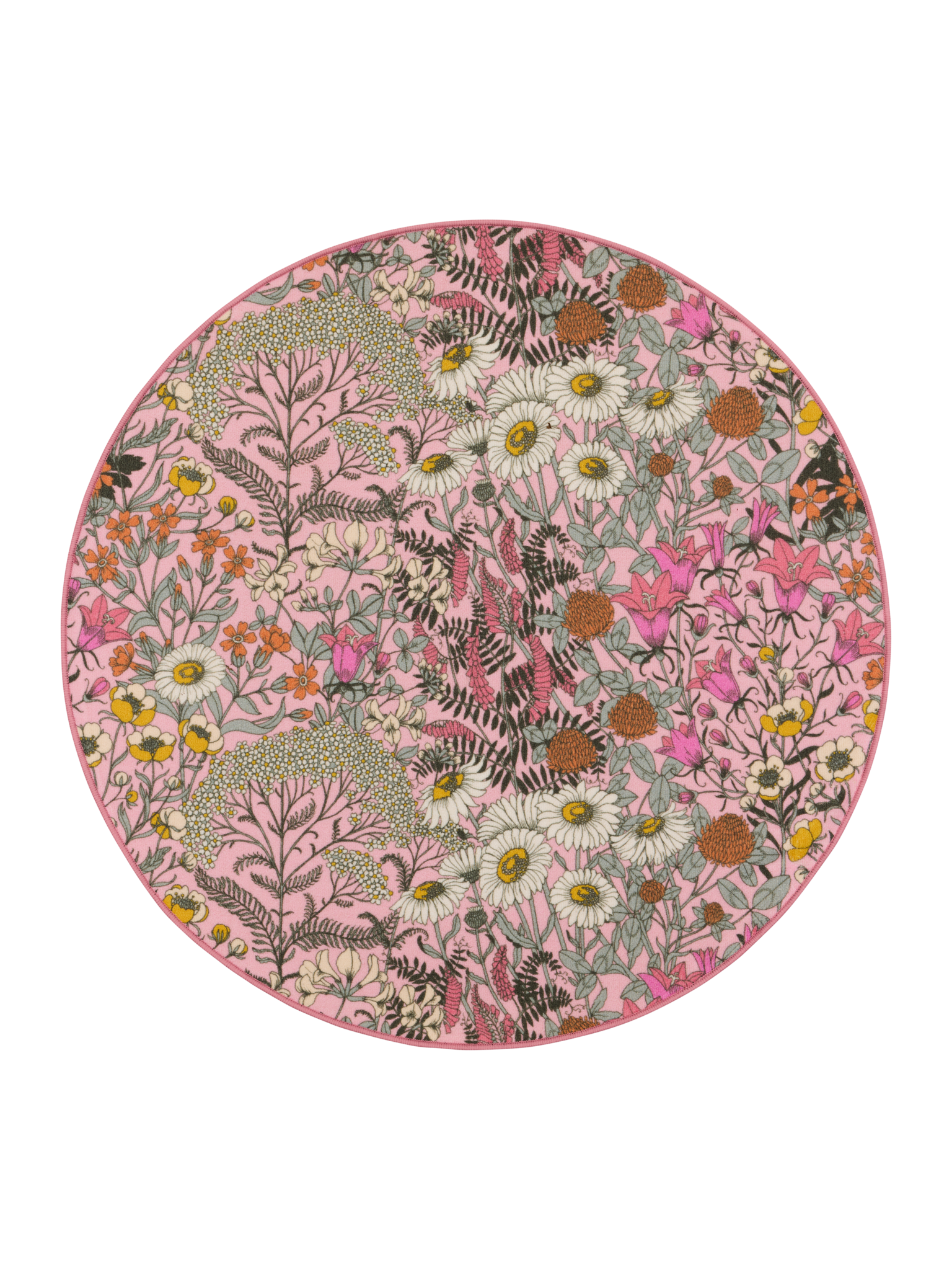 109076-4100; Vallila Ahomaa-matto Pinkki / Ø133 cm 