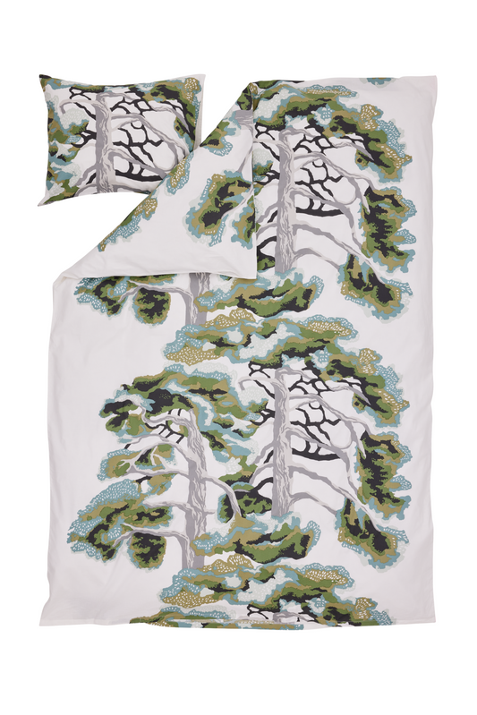 108018-7500; Vallila Voima-pussilakanasetti Vihreä / 150x210 cm 