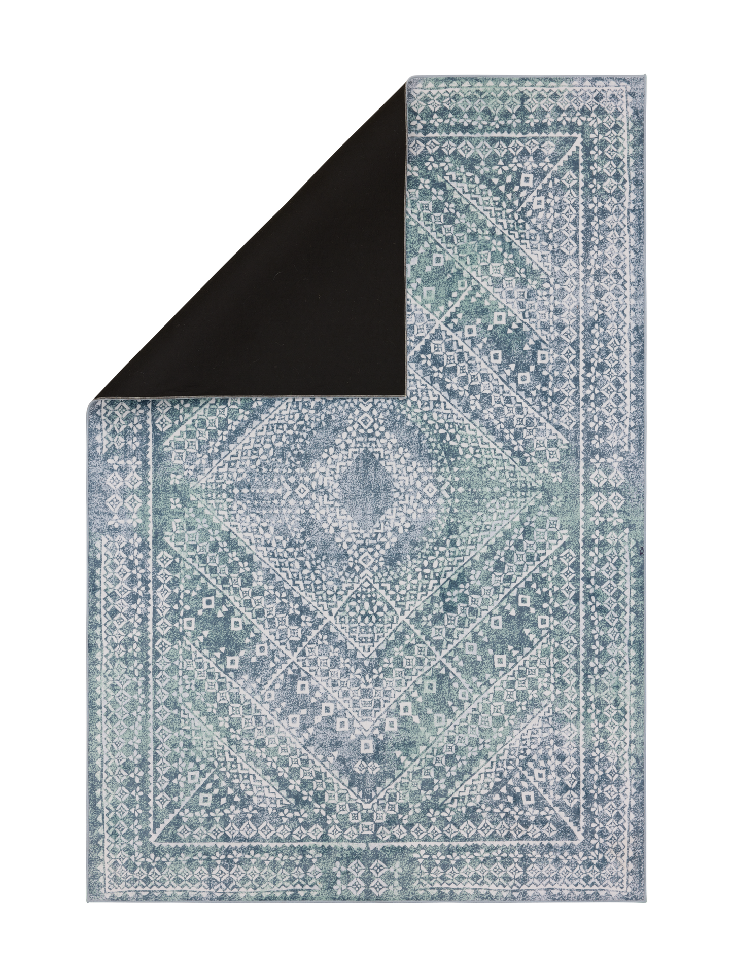 109106-7100_3; Vallila Traditio-matto Mintunvihreä / 160x230 cm 