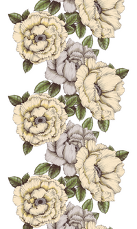 CT002609-2172; Vallila Alma-kangas 150 cm Keltainen-vihreä / 150 cm 