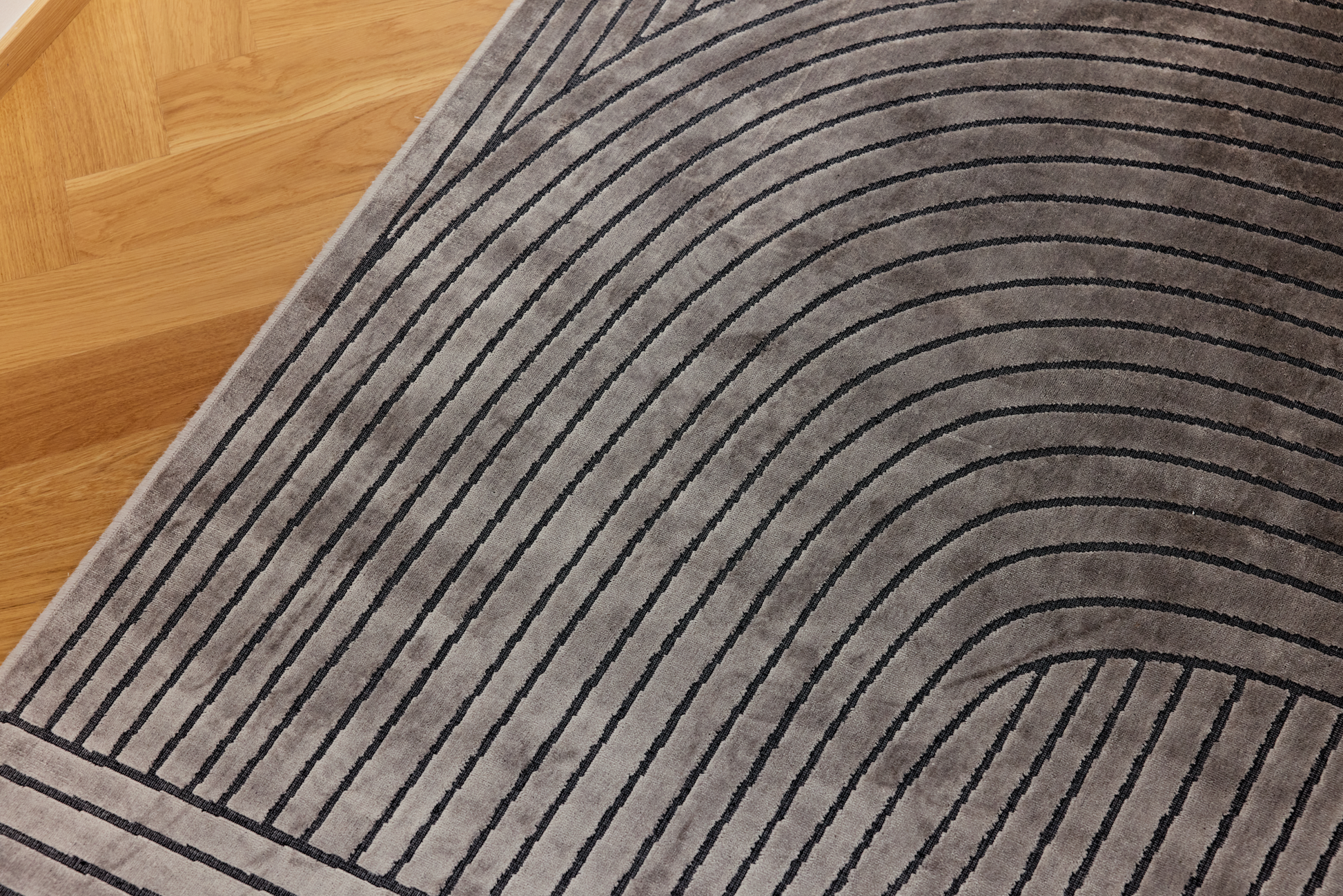 108618-68_3; Vallila Solmu-matto Harmaa / 160x230 cm 