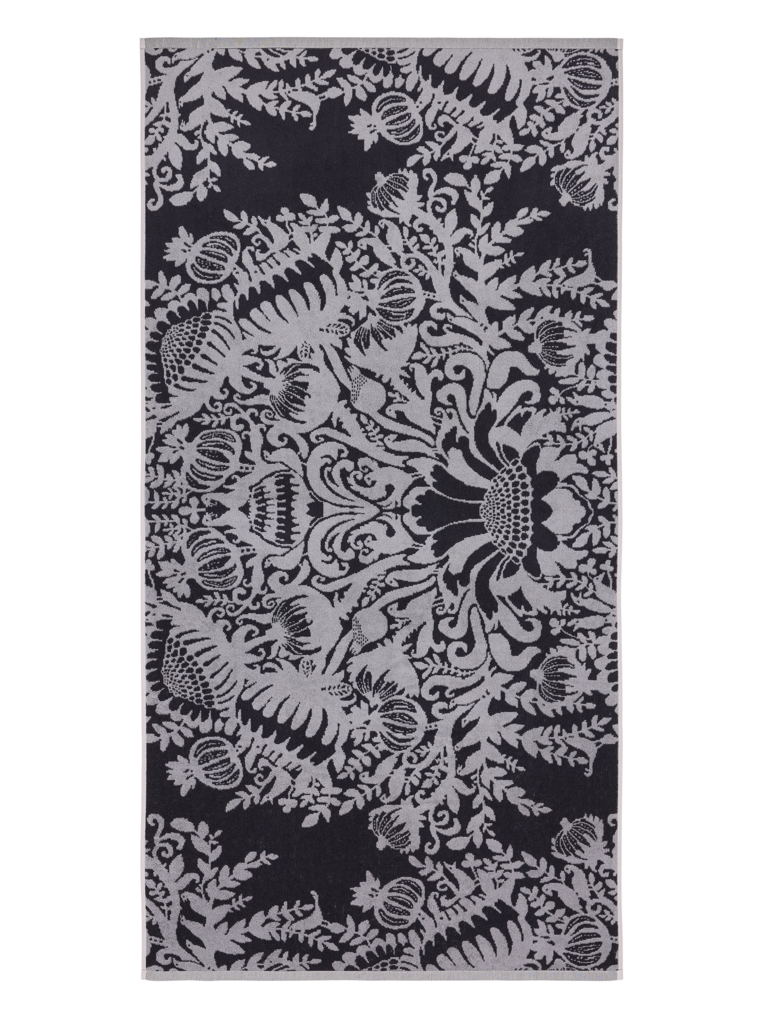 100801-9600_3; Vallila Laululintu-pyyhe Harmaa / 70x140 cm 