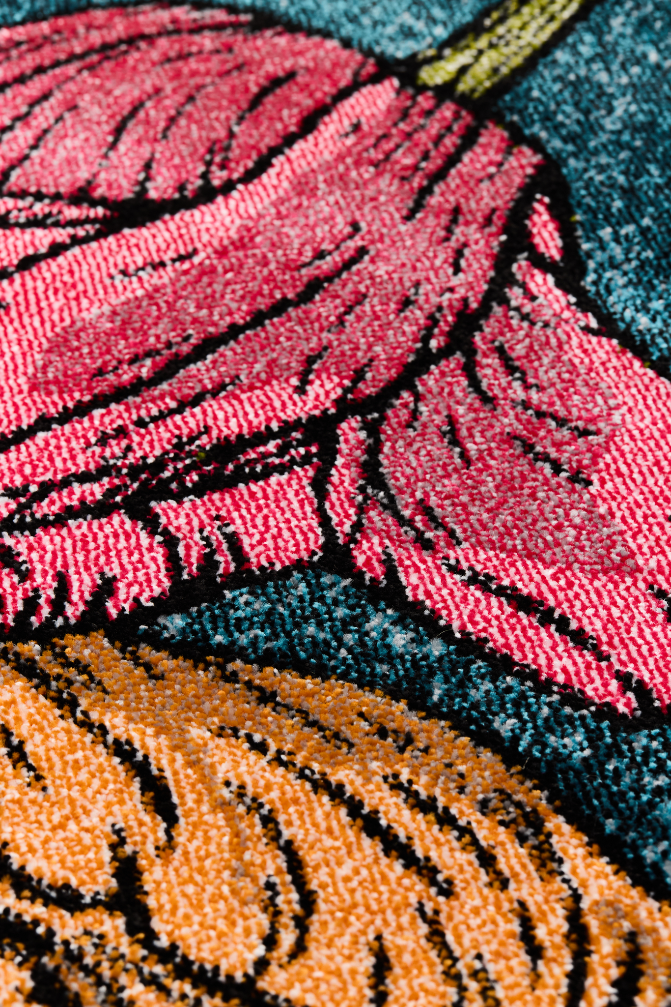 109112-8000_5; Vallila Kukoistus-käytävämatto Monivärinen / 80x230 cm 