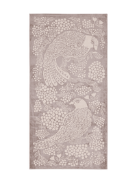 108769-9001; Vallila Viserrys-käytävämatto Valkoinen-harmaa / 100x200 cm 