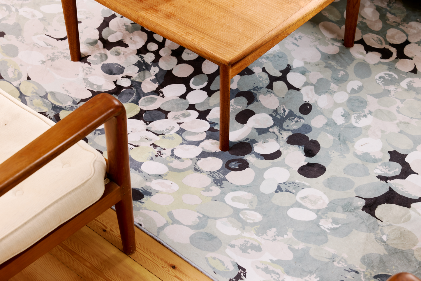 109103-7710_3; 109102-7710_3; Vallila Puhuri-matto Salvianvihreä / 160x230 cm 