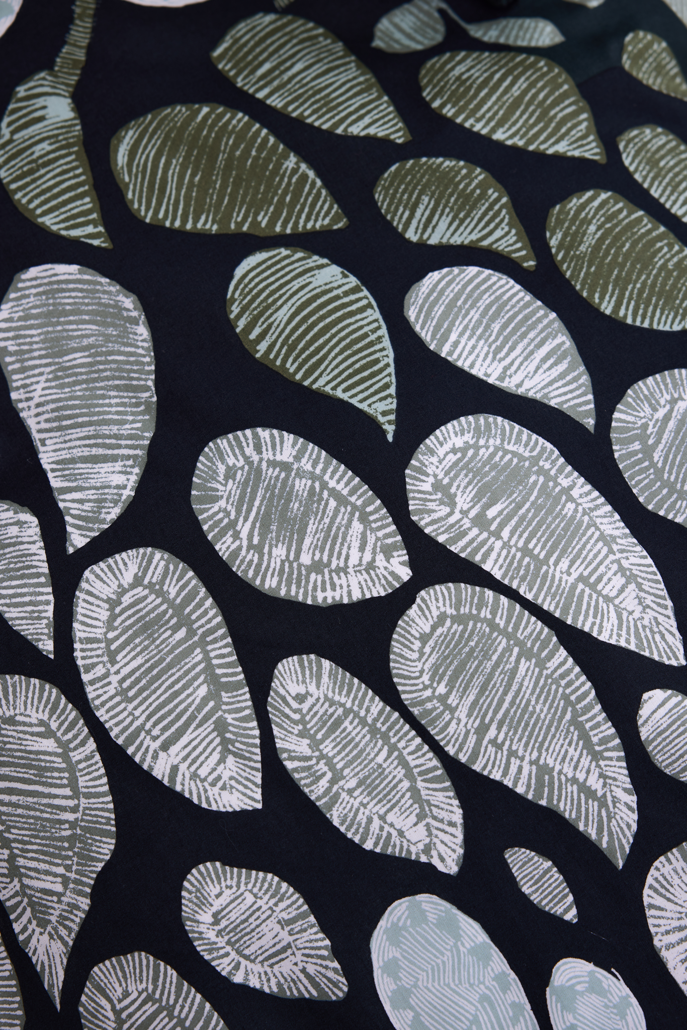 108536-7700_2; Vallila Sydänkukka-pussilakanasetti Vihreä / 150x210 cm 