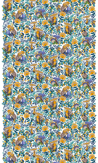 107465-2; Vallila Kotivara-vahakangas 145 cm Monivärinen / 145 cm 