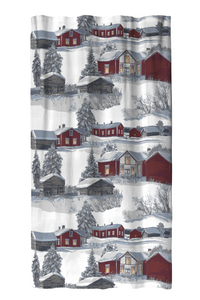 102284-1; Vallila Muisto-verho Punainen / 140x250 cm 
