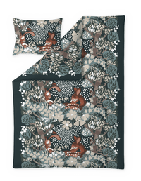 108953-7900; Vallila Nokosilla-pussilakanasetti Teal / 150x210 + 50x60 cm 
