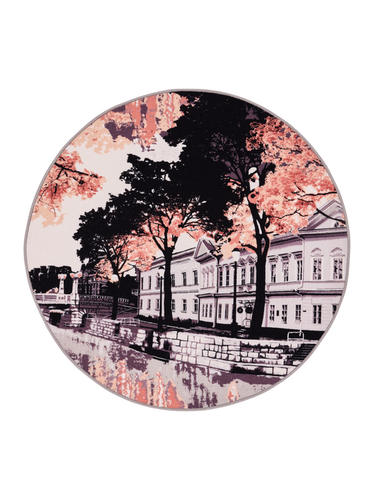 108695-3741; Vallila Aurajoki-matto Terra / Ø133 cm 