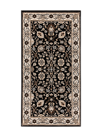 109269-9910; Vallila Kaneli-käytävämatto Musta-beige / 80x200 cm 