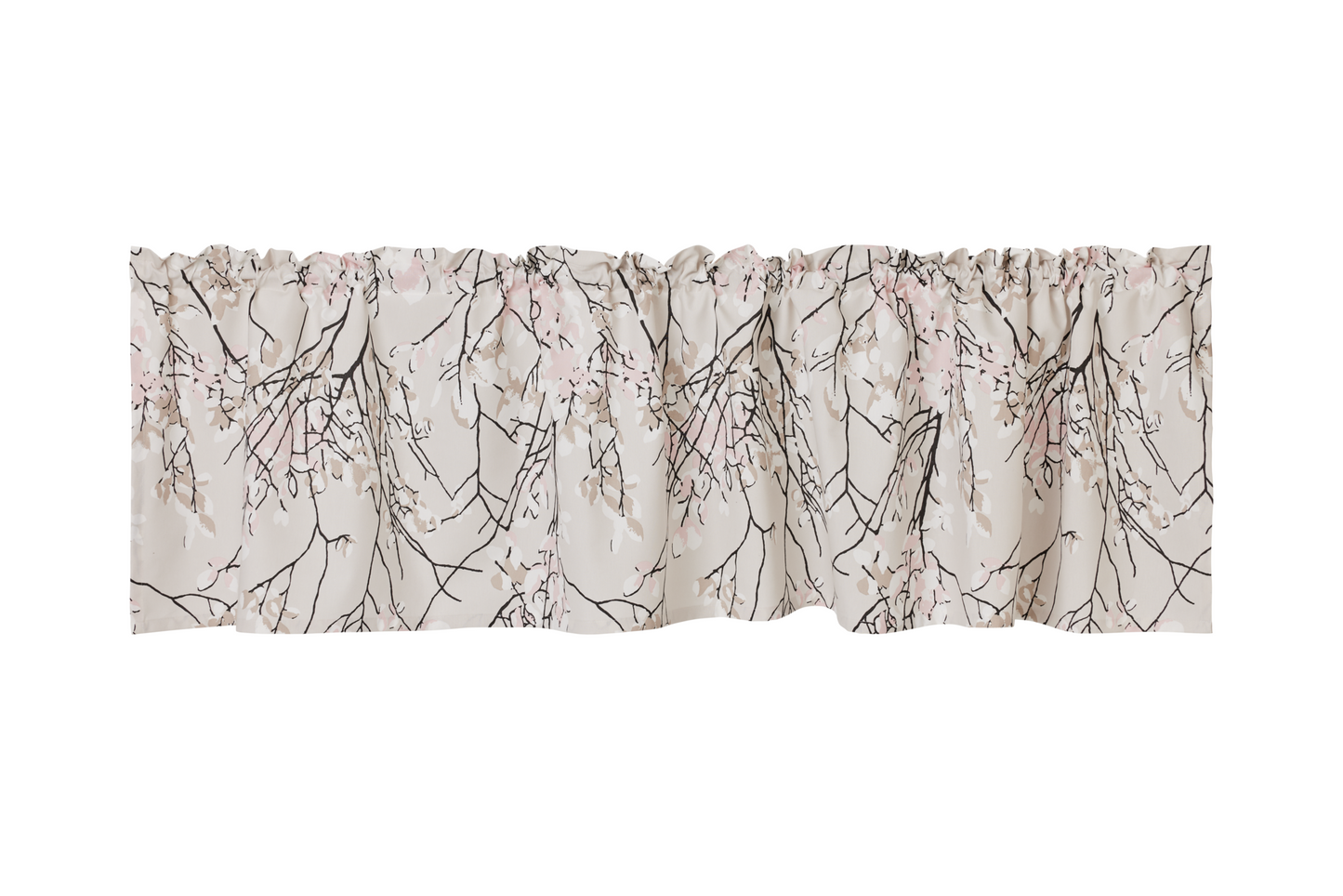 107139-1000; Vallila Lehtisade-verhokappa Latte / 60x250 cm 