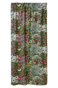 109006-7343; Vallila Ahomaa-verho Vihreä-pinkki / 140x240 cm 