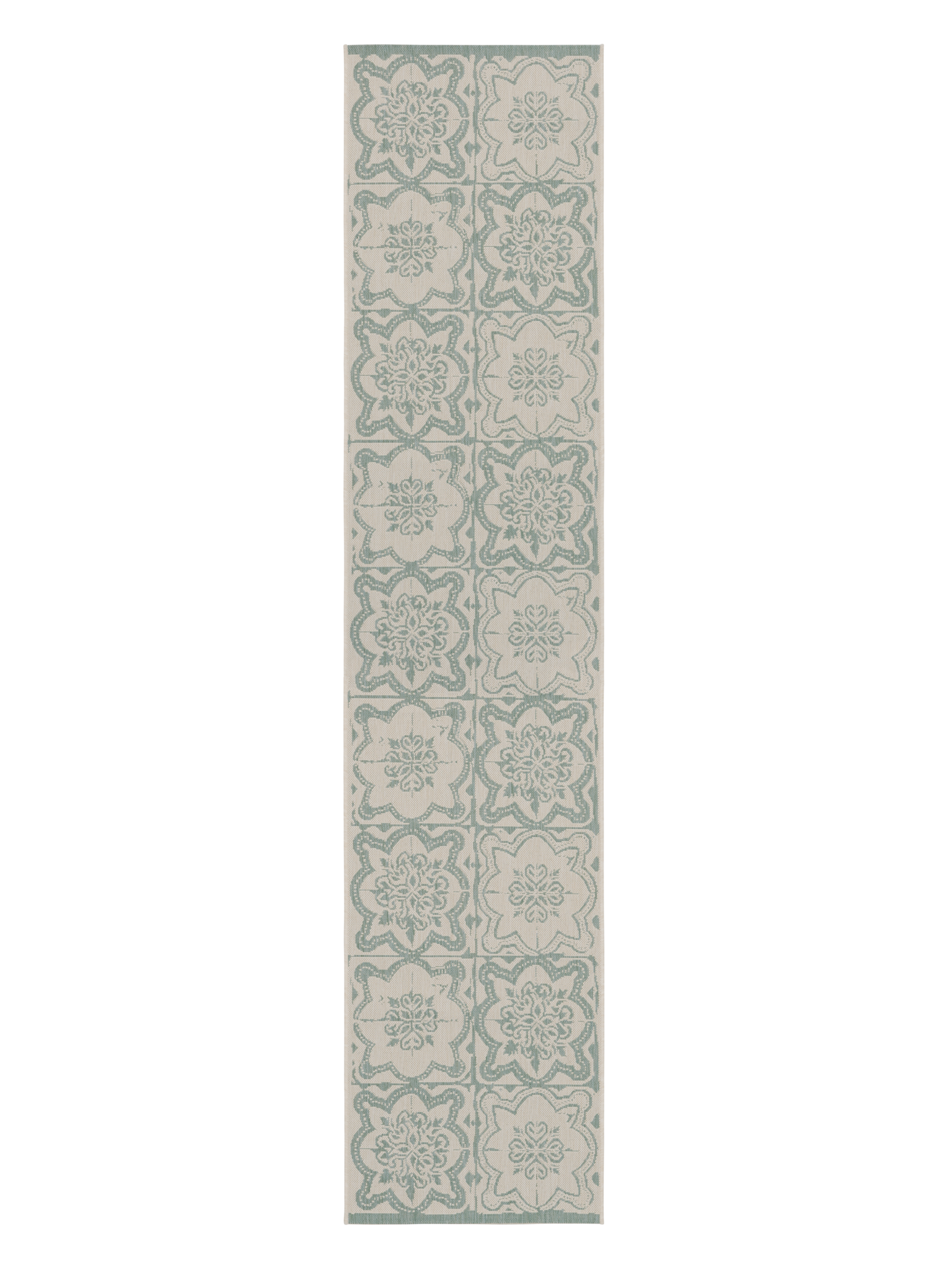 108596-7100; Vallila Kujakatti-käytävämatto Salvianvihreä / 80x350 cm 