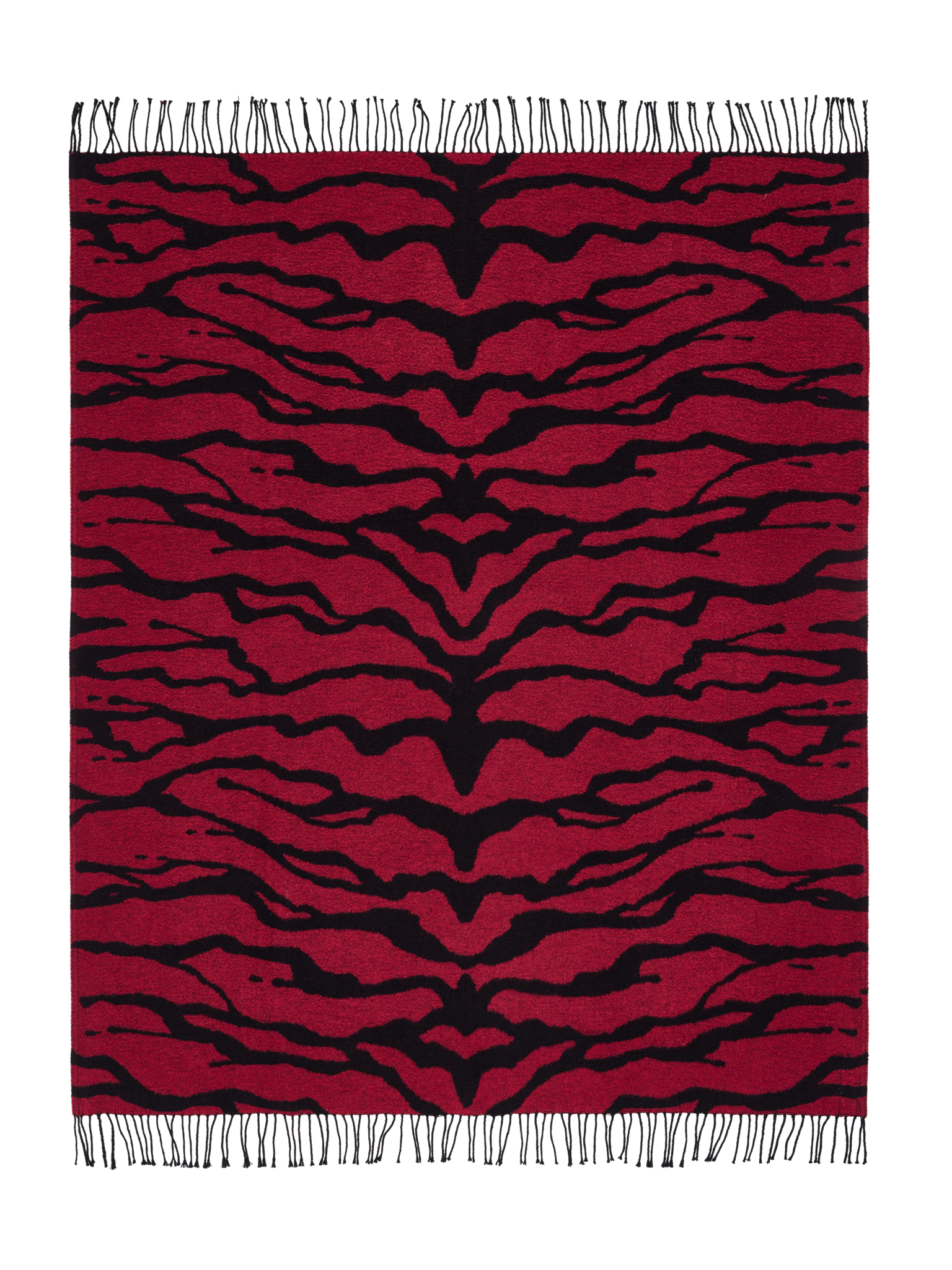 109132-4500_2; Vallila Kuuma puuma -huopa Punainen / 125x170 cm 