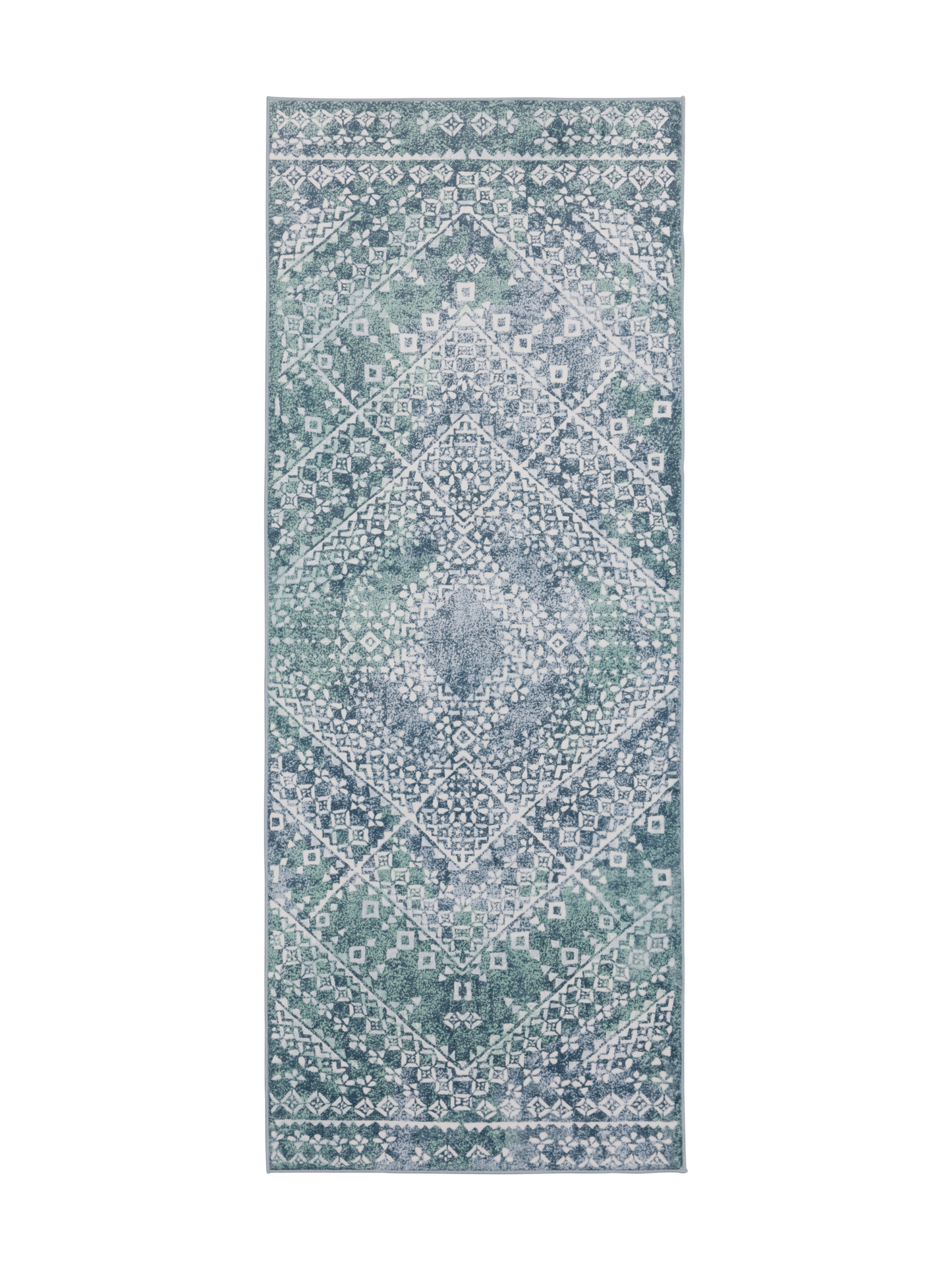 109105-7100; Vallila Traditio-käytävämatto Mintunvihreä / 80x200 cm 