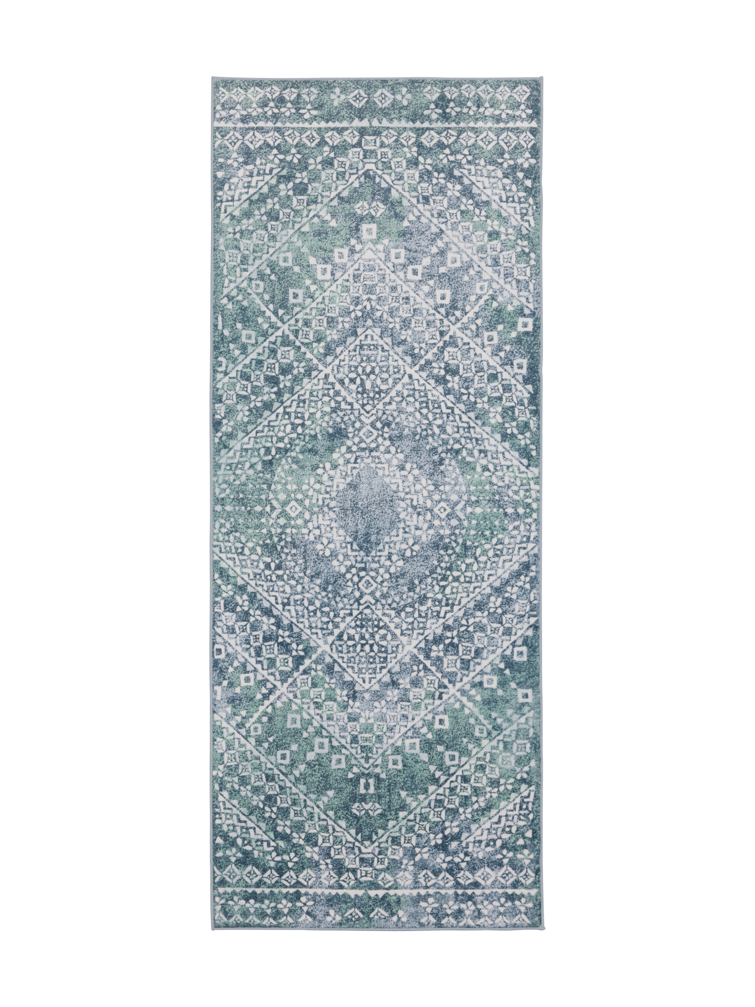 109105-7100; Vallila Traditio-käytävämatto Mintunvihreä / 80x200 cm 