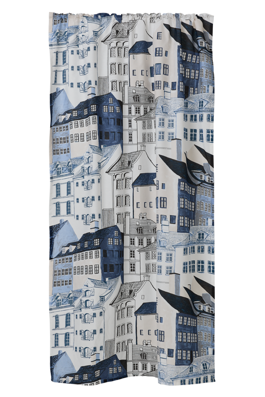 109019-6300; Vallila Kobenhavn-valoverho Sininen / 140x250 cm 
