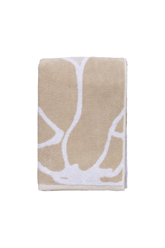 107231-140; Vallila Makeba-pyyhe Beige / 50x70 cm 