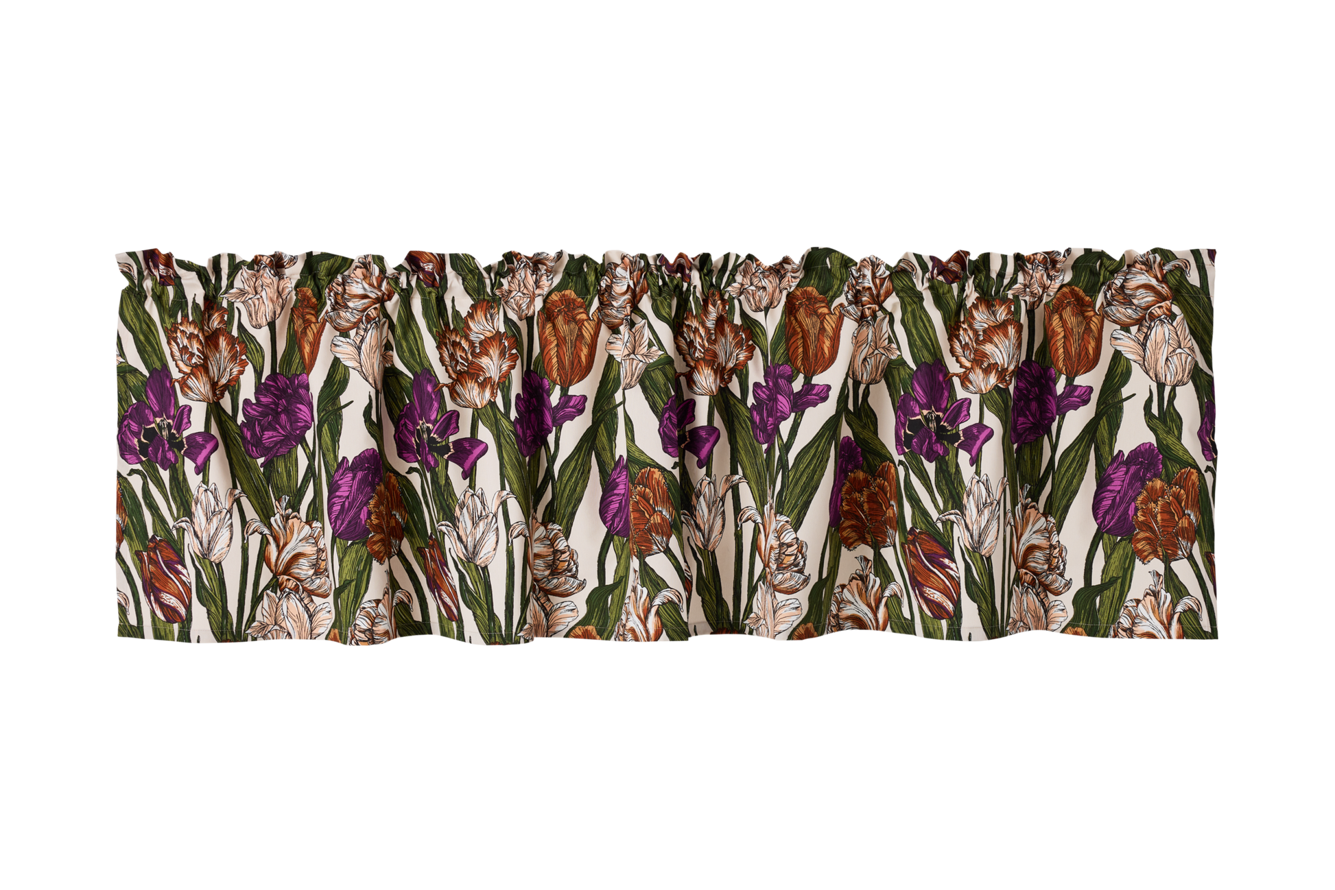 23310-101300-3750VA; Vallila Kukoistus-verhokappa Terra-violetti / 60x250 cm 