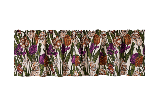 23310-101300-3750VA; Vallila Kukoistus-verhokappa Terra-violetti / 60x250 cm 