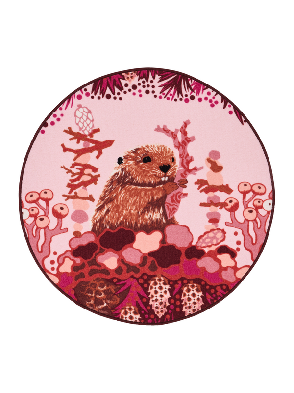 108959-4250; Vallila Iso Alvar -matto Malva / Ø100 cm 