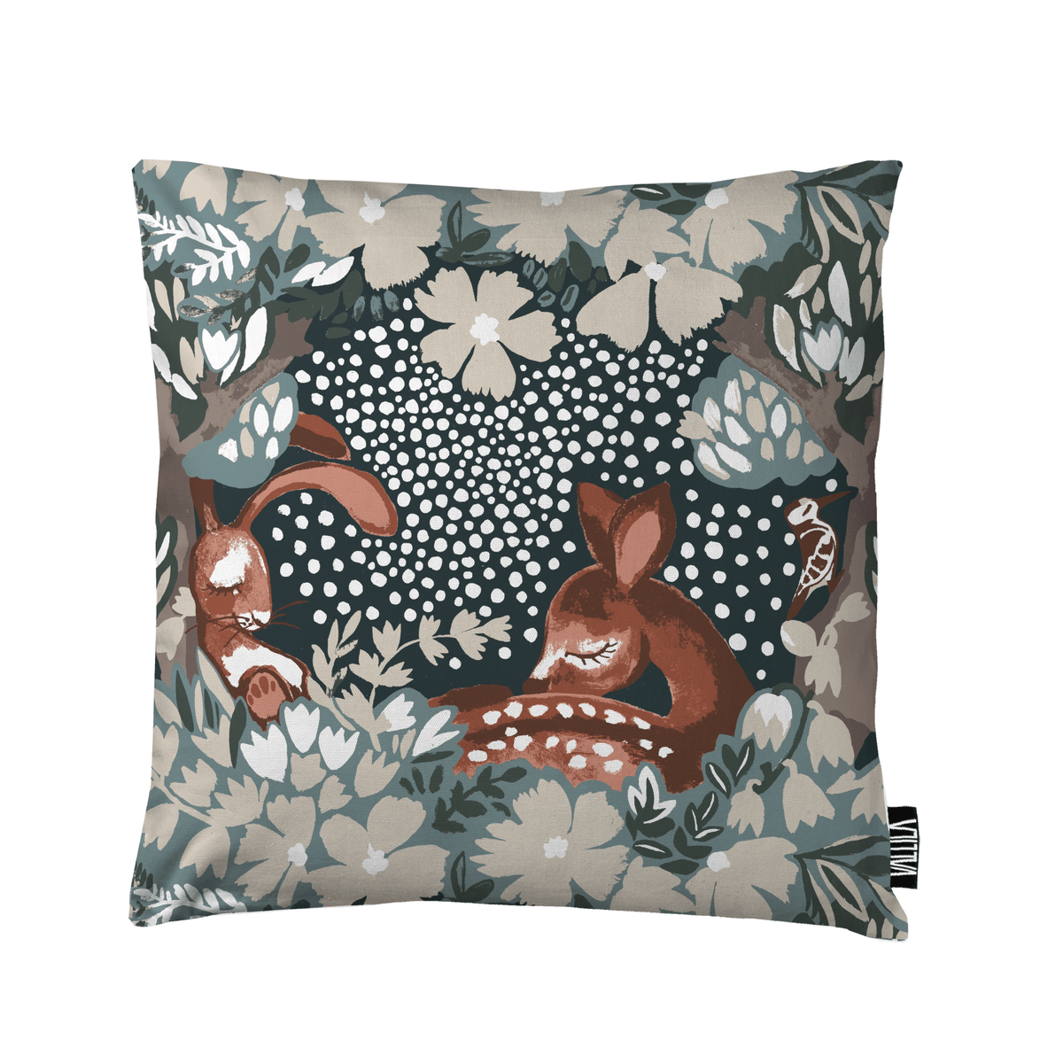 23310-883096-7900CC; Vallila Nokosilla-koristetyynynpäällinen Teal / 43x43 cm 