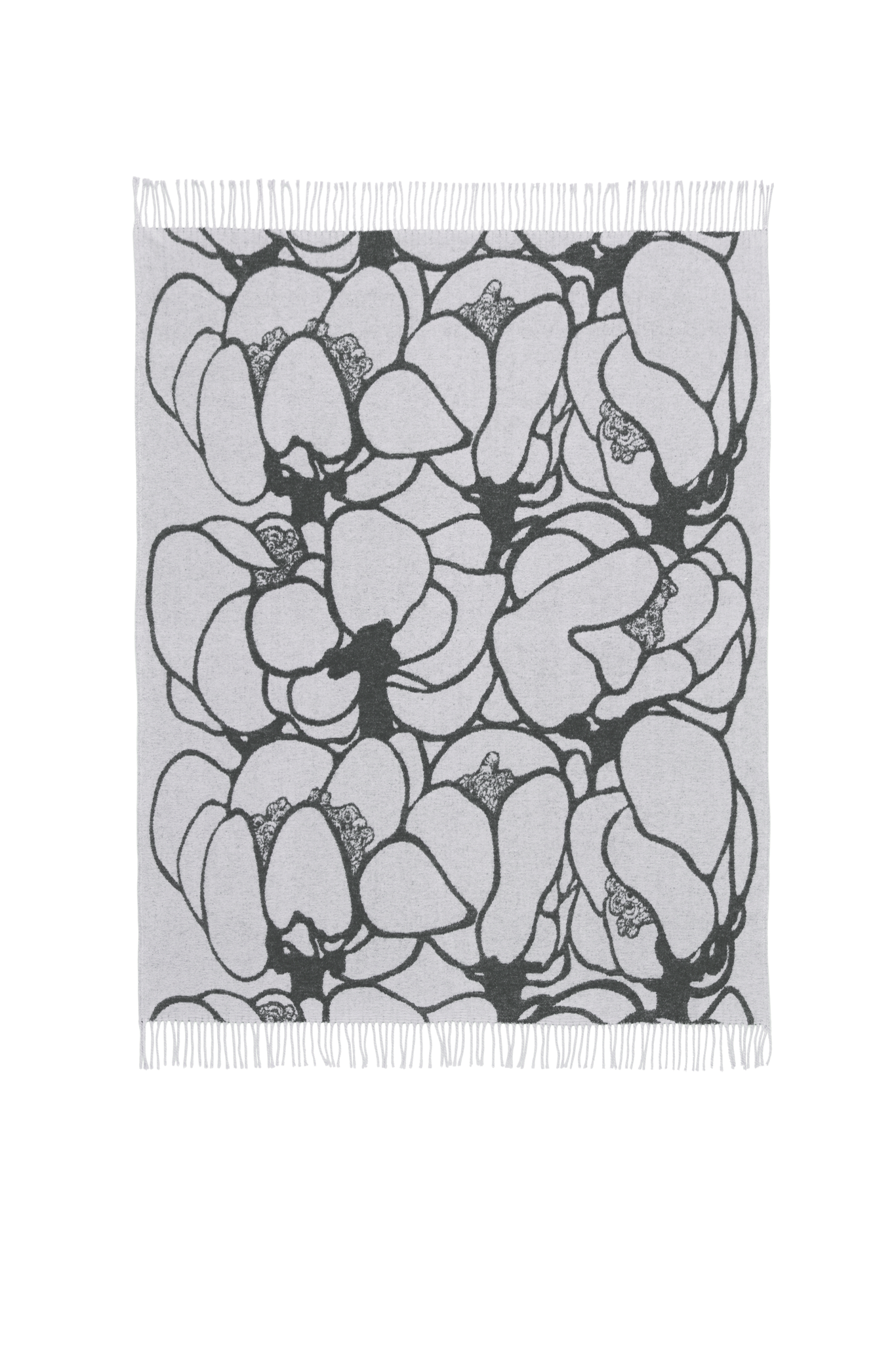 107059-01; Vallila Makeba-huopa Harmaa / 125x170 cm 