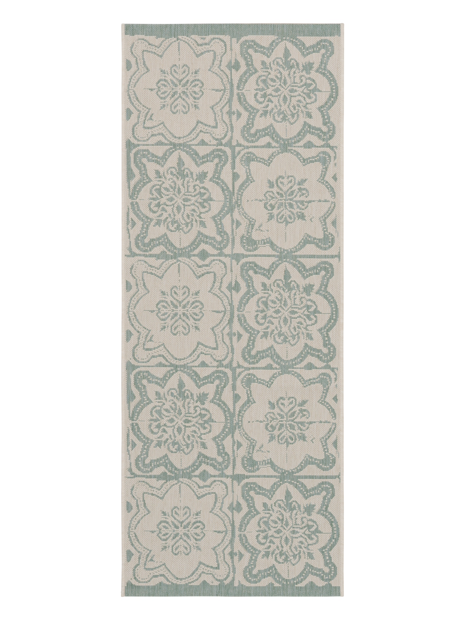 108593-7100; Vallila Kujakatti-käytävämatto Salvianvihreä / 80x200 cm 