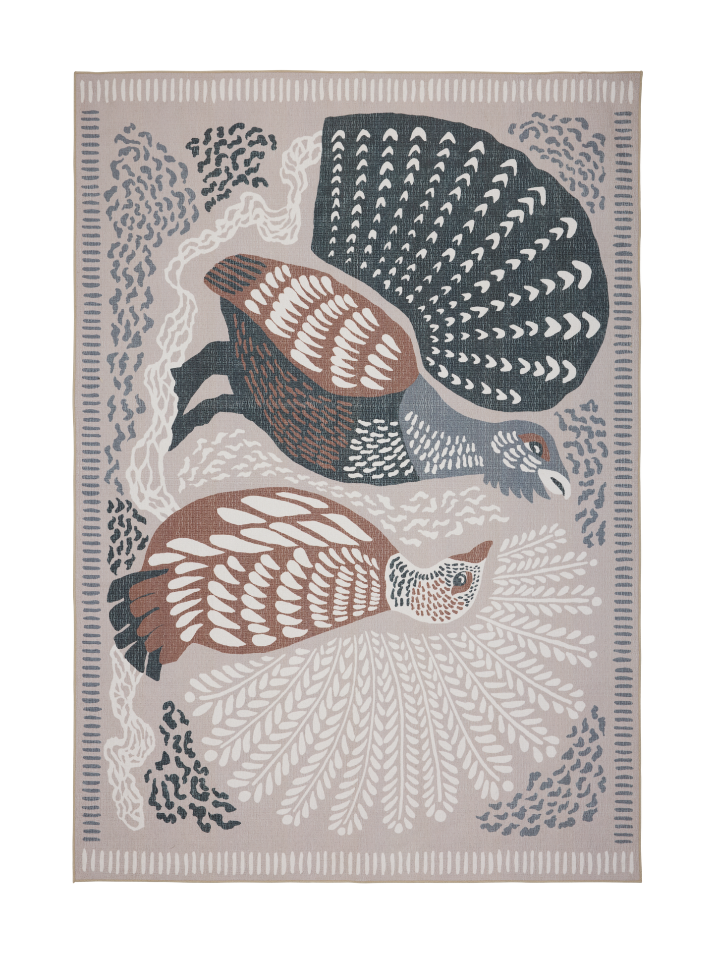 109347-1000; Vallila Metsänvartijat-matto Beige / 140x200 cm 