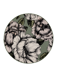 108454-7710; Vallila Alma-matto Salvianvihreä / Ø133 cm 