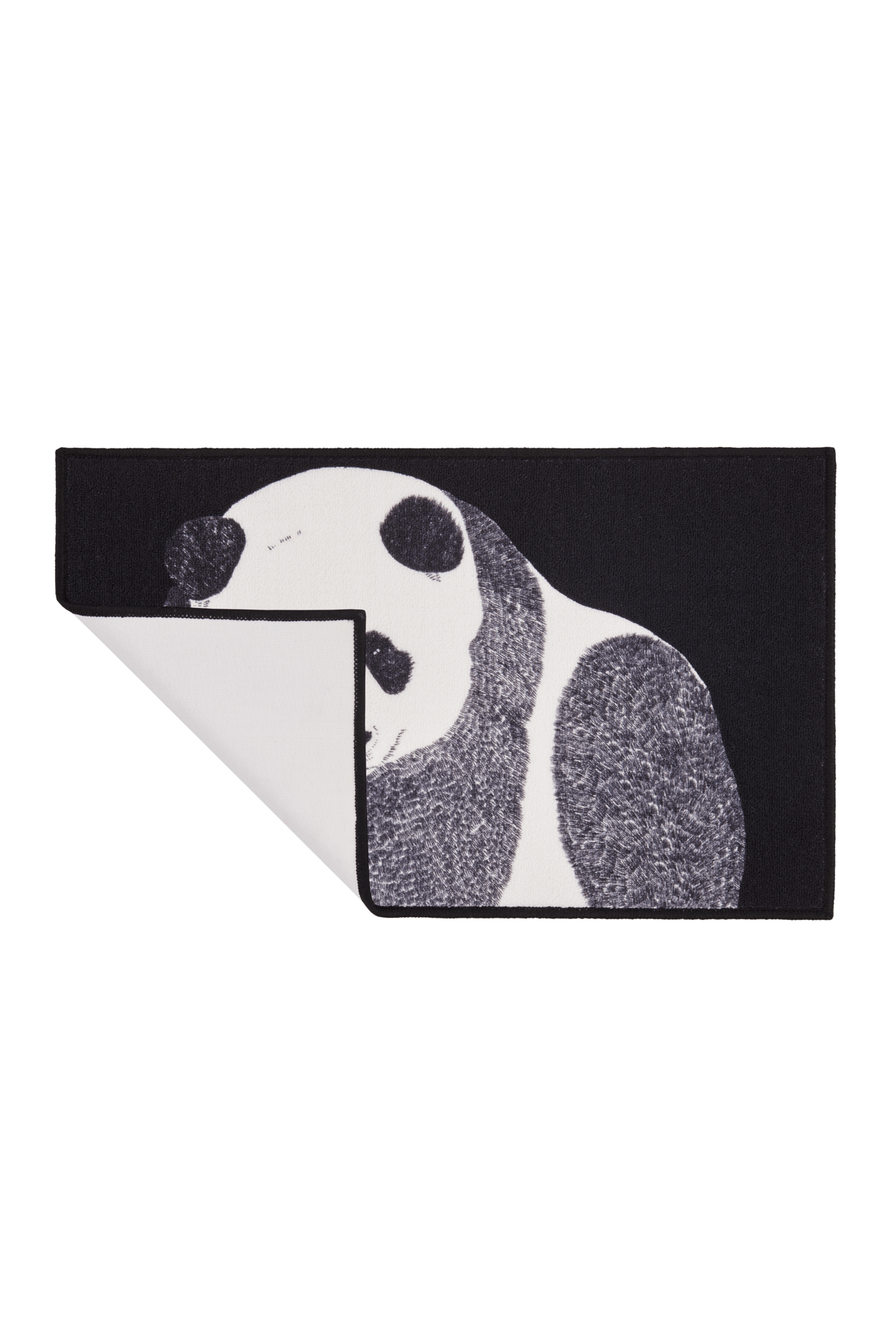 102297-01_1; Vallila Amos-kynnysmatto Musta / 50x80 cm 