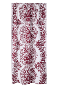 104864-4801; Vallila Mandariini-verho Punainen-valkoinen / 140x250 cm 