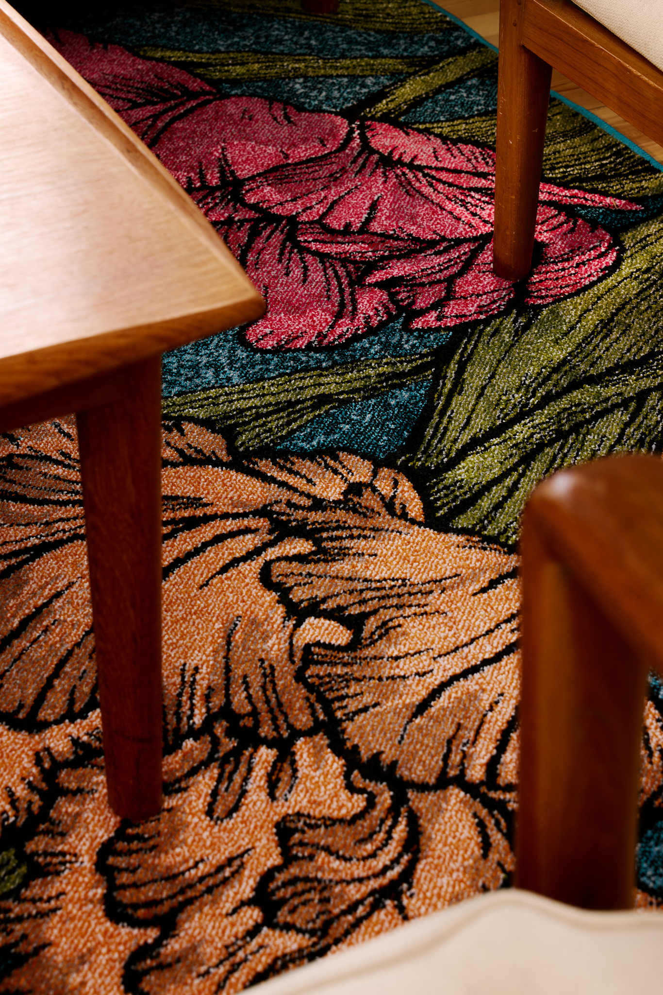 109112-8000_1; Vallila Kukoistus-käytävämatto Monivärinen / 80x230 cm 