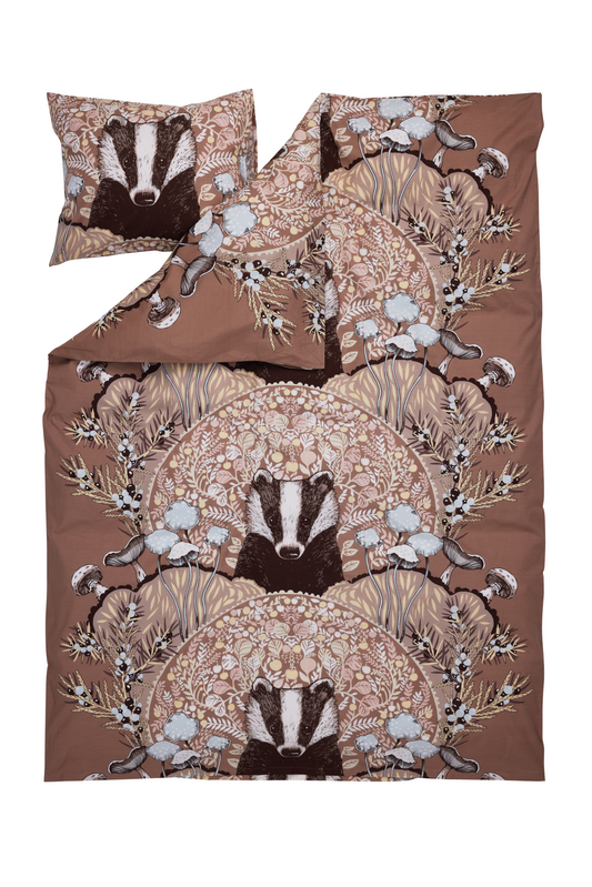 106710-9; Vallila Yövuoro-pussilakanasetti Latte / 150x210 cm 