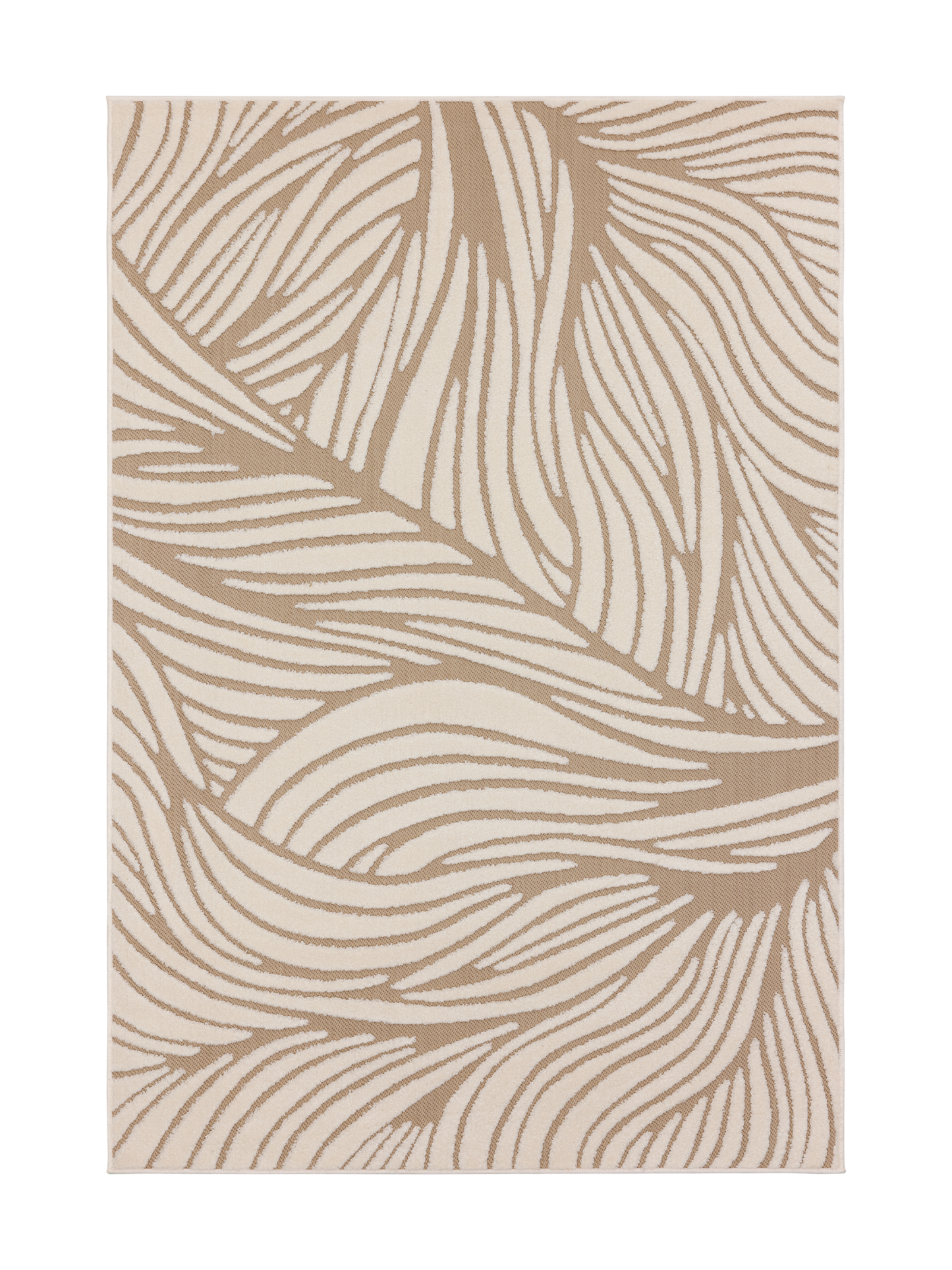 109263-1001; Vallila Aallokko-matto Beige-valkoinen / 200x300 cm 