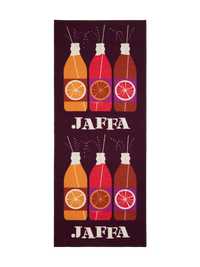108739-4900; Vallila Jaffa-käytävämatto Viininpunainen / 80x200 cm 