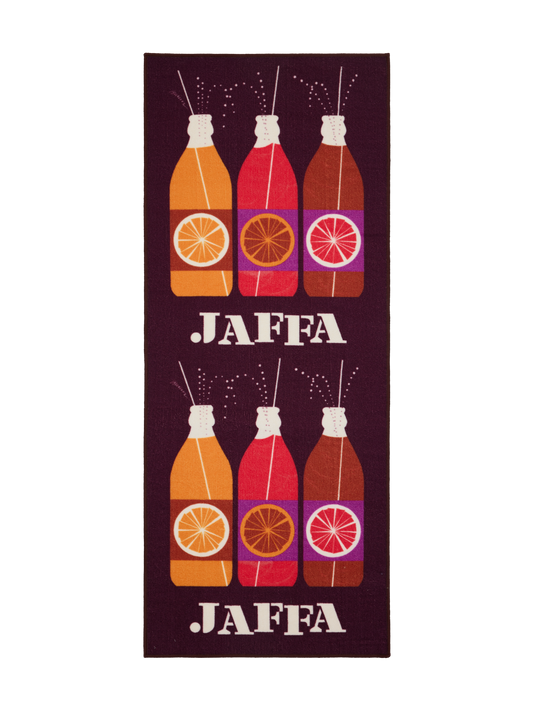 108739-4900; Vallila Jaffa-käytävämatto Viininpunainen / 80x200 cm 