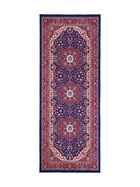 108886-102; Vallila Sahrami-käytävämatto Punainen-sininen / 80x200 cm 