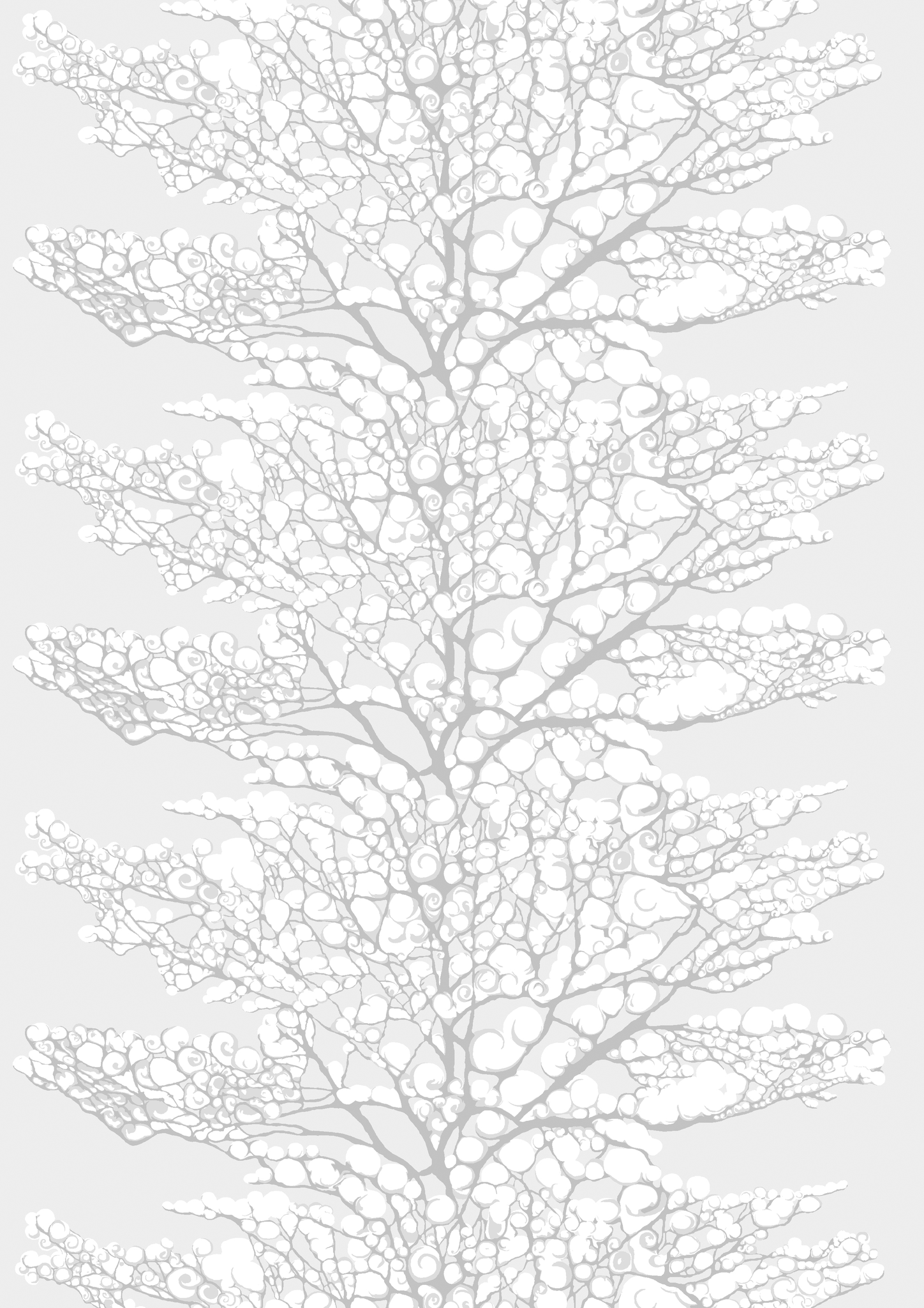 CT000177-1; Vallila Lumi-vahakangas 145 cm Valkoinen / 145 cm 