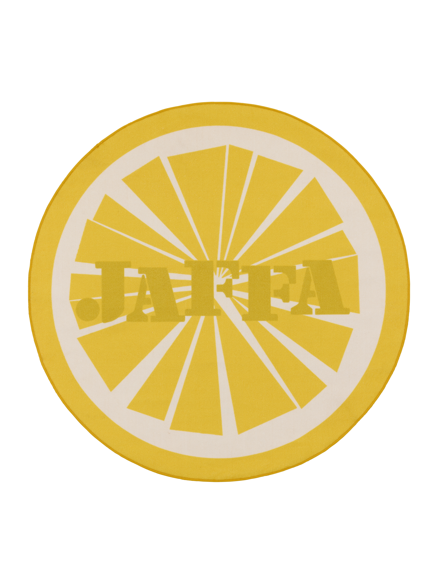 109096-4200; Vallila Sitrus-matto Keltainen / Ø133 cm 