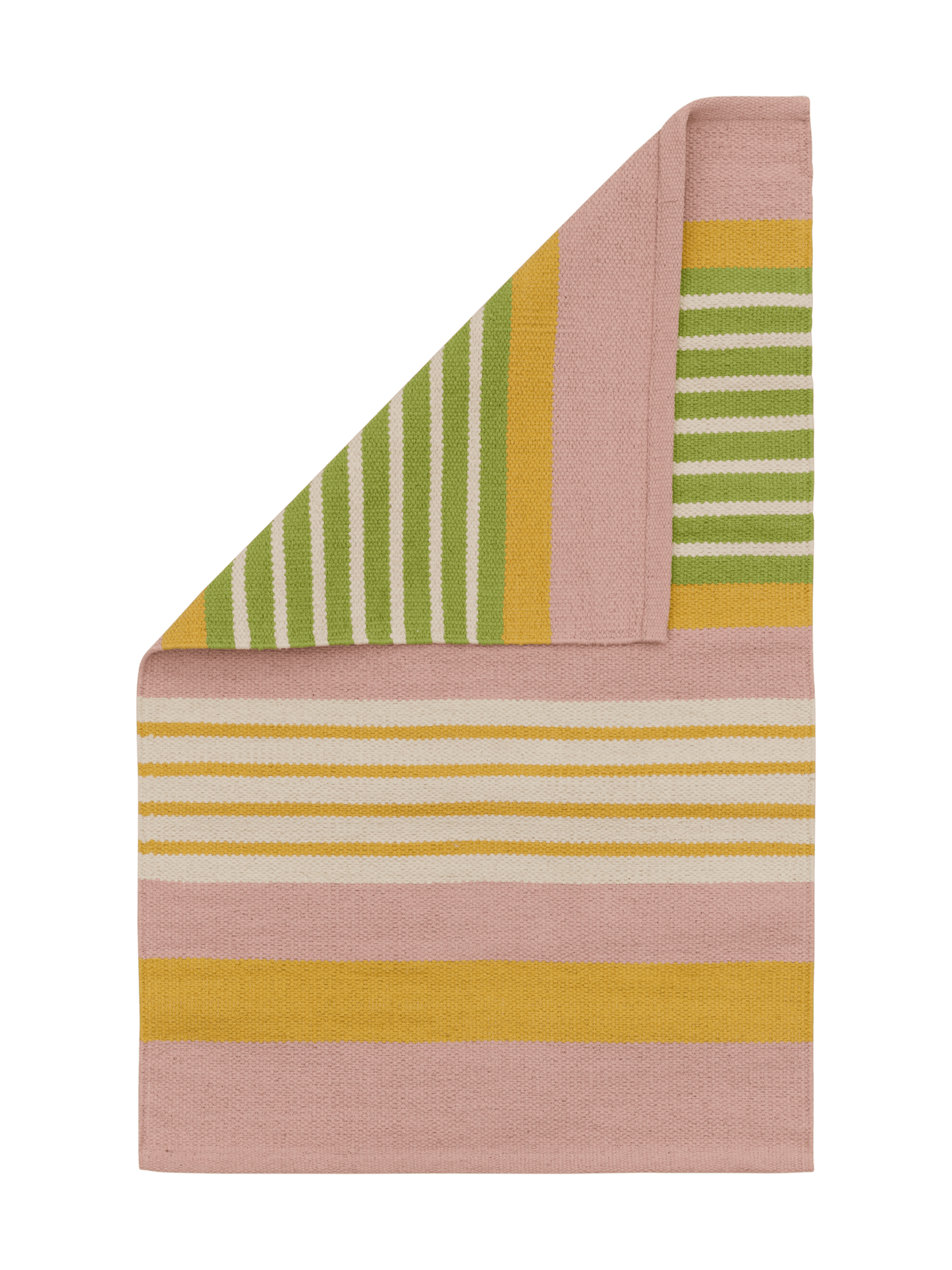 109267-4326_5; Vallila Pornainen-käytävämatto Pinkki-keltainen / 60x90 cm 