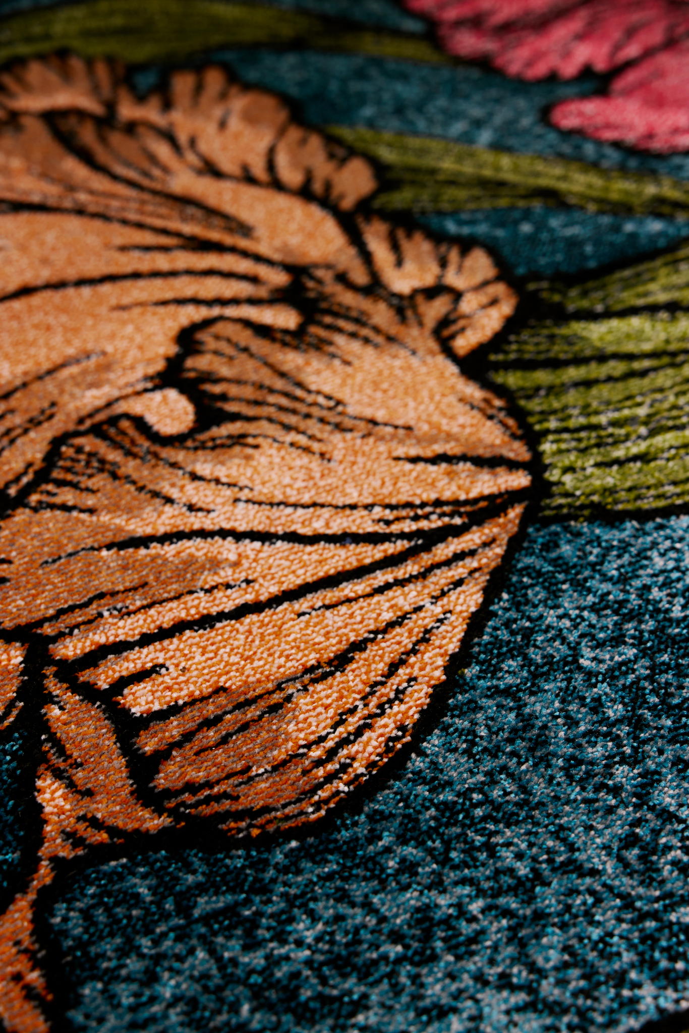 109112-8000_2; Vallila Kukoistus-käytävämatto Monivärinen / 80x230 cm 