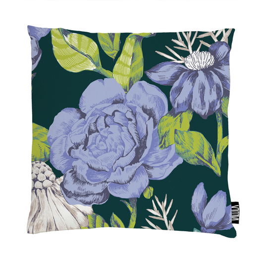 108577-7263; Vallila Lupaus-koristetyynynpäällinen Vihreä-violetti / 43x43 cm 